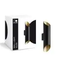 D'Lite Luz De Pared Nura Negro Up & Down 7W 250lm - 830 Luz Cálida | IP44
